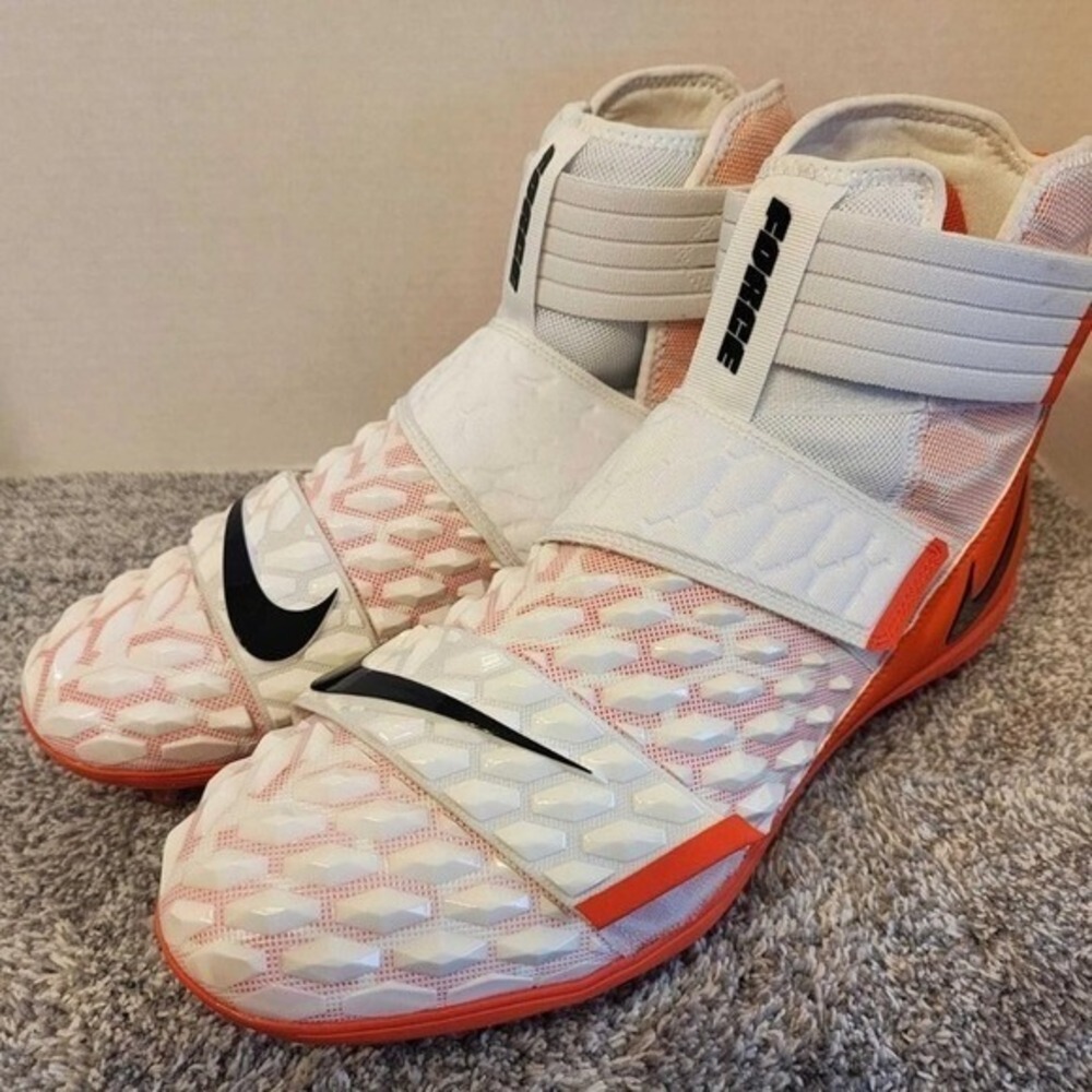 Nike Force Savage Elite TD 2 P Football Cleats Men's Size 14.5 White BV3962-101